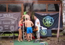 Jeges Duna és forró szauna, teltházas újévi program Dunakeszin