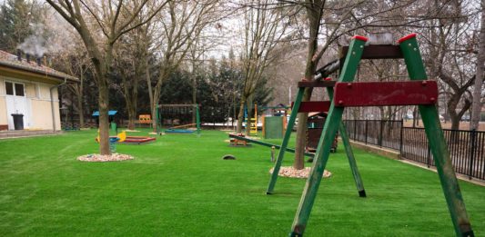 Új udvar várta a gyerekeket a Kerekerdő oviban