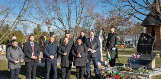 A kommunizmus áldozatainak emléknapja alkalmából Wittner Mária sírjánál koszorúztak