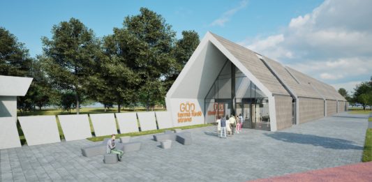 Nemsokára nyithat a megújuló gödi termálstrand