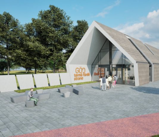 Nemsokára nyithat a megújuló gödi termálstrand