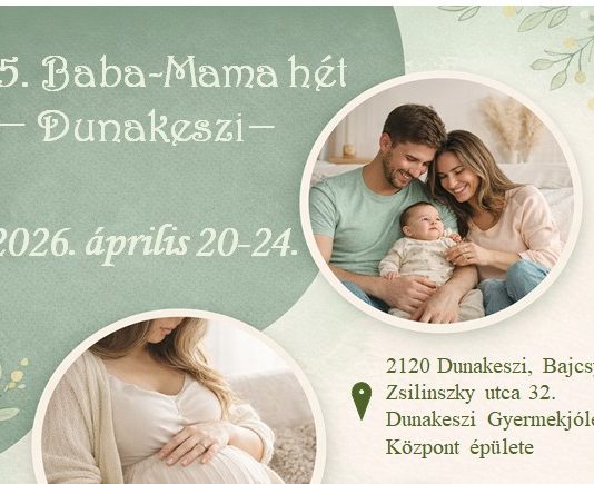 Ötödik alkalommal rendezik meg a dunakeszi Baba-Mama hetet