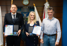 Elismeréseket adtak át a közbiztonságért végzett munkáért