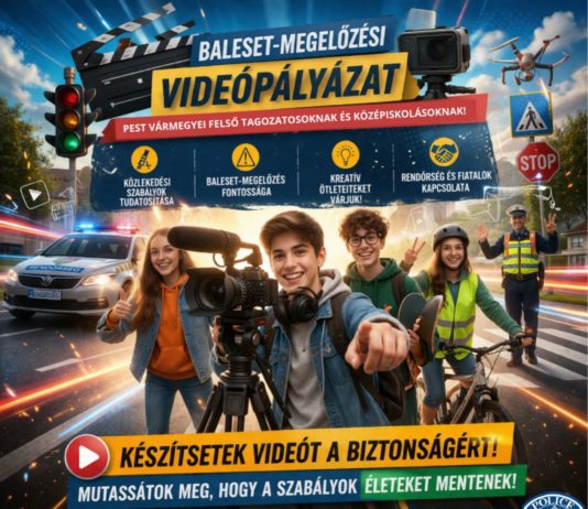 Készíts videót, ments életet – közlekedésbiztonsági pályázat diákoknak