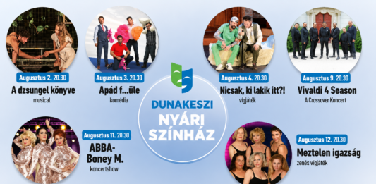 Idén nyáron is visszatér a szabadtéri színház Dunakeszire