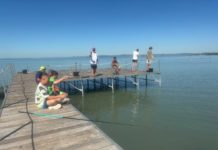 A horgásztáborral indult a nyári szezon a balatonakarattyai üdülőben