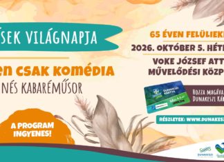 Ingyenes zenés kabaréval köszöntik a szépkorúakat Dunakeszin
