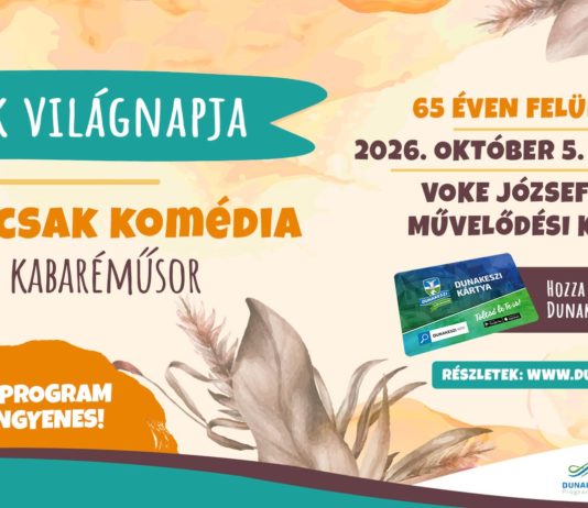 Ingyenes zenés kabaréval köszöntik a szépkorúakat Dunakeszin