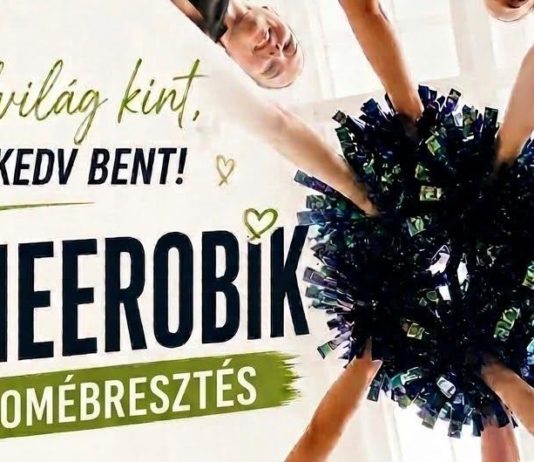 Cheerobik felnőtteknek: mozgás, tánc és jókedv péntek esténként
