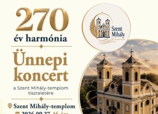 Ünnepi koncerttel tisztelegnek a Szent Mihály-templom 270 éves jubileuma előtt