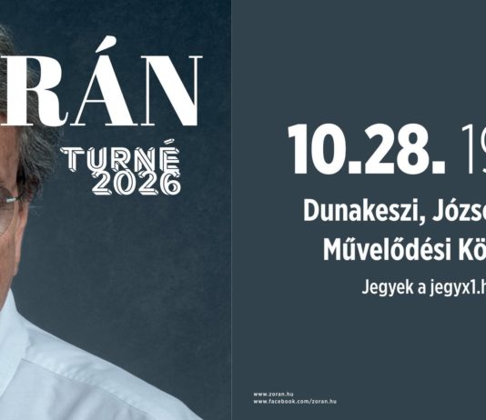 Dunakeszire érkezik Zorán